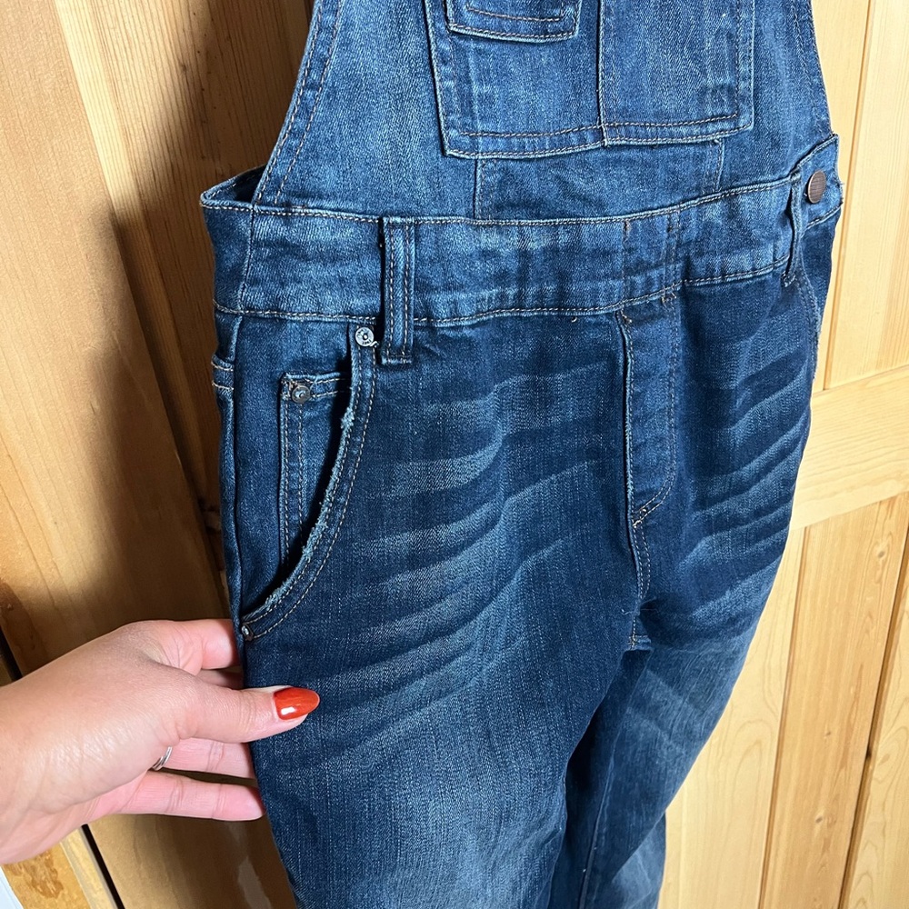 FREE PEOLE Brady Washed Denim Overalls - Picture 7 of 11